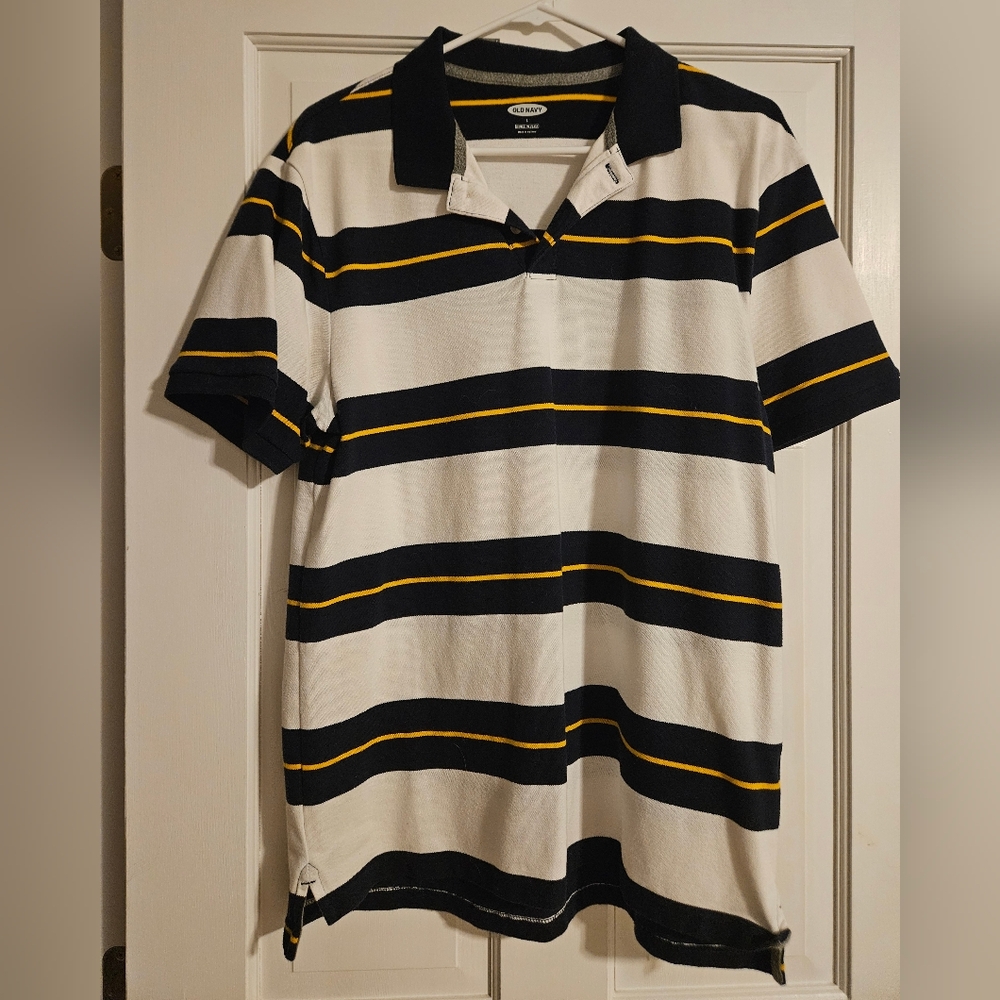 NEW Old Navy Flex Polo Michigan Colors